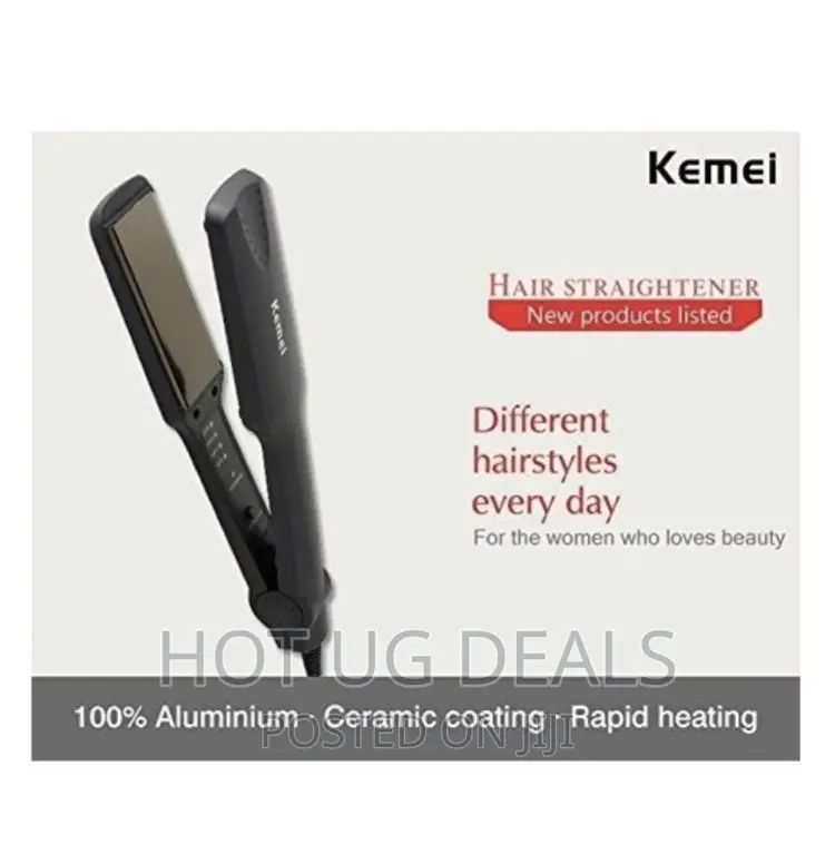 Kemei 160~220 Degrees Constant Temperature Hair Straightener