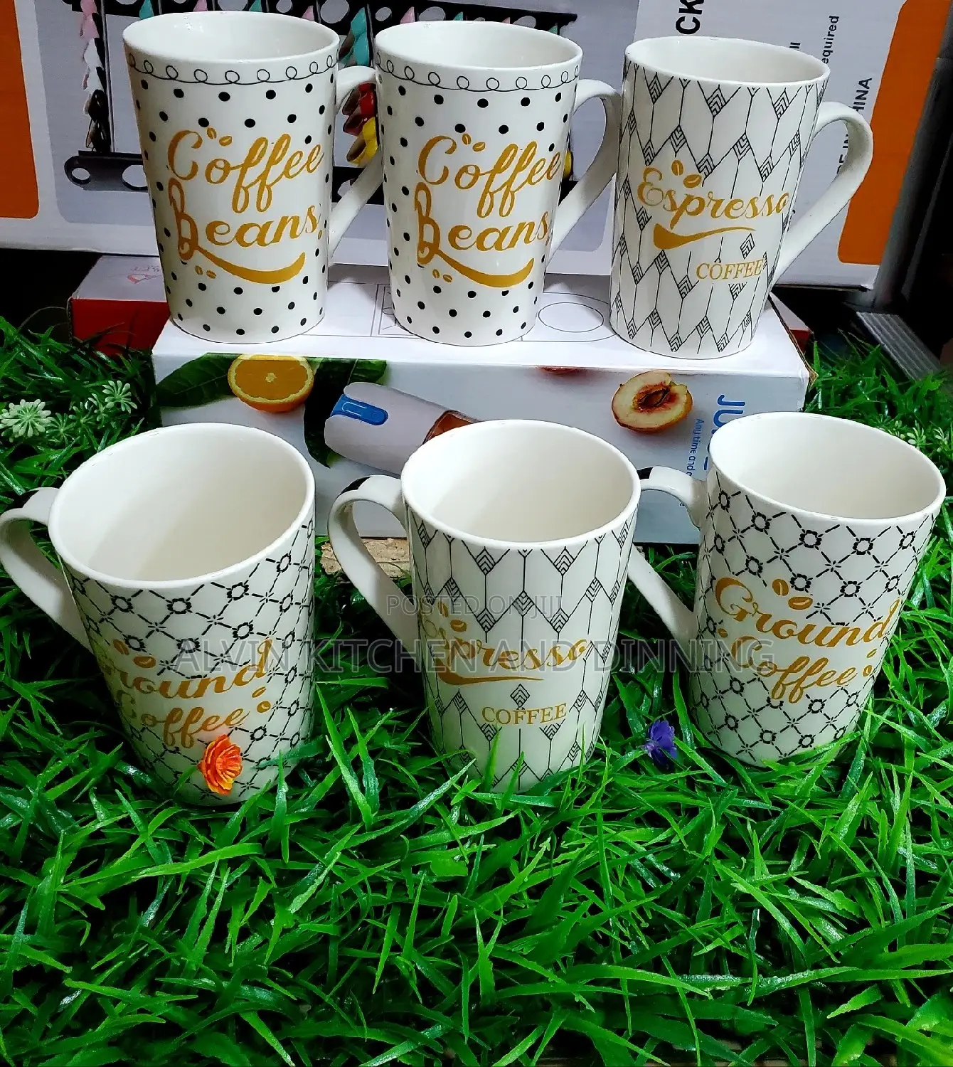 Ceramic Coffee Mug a Set of 6