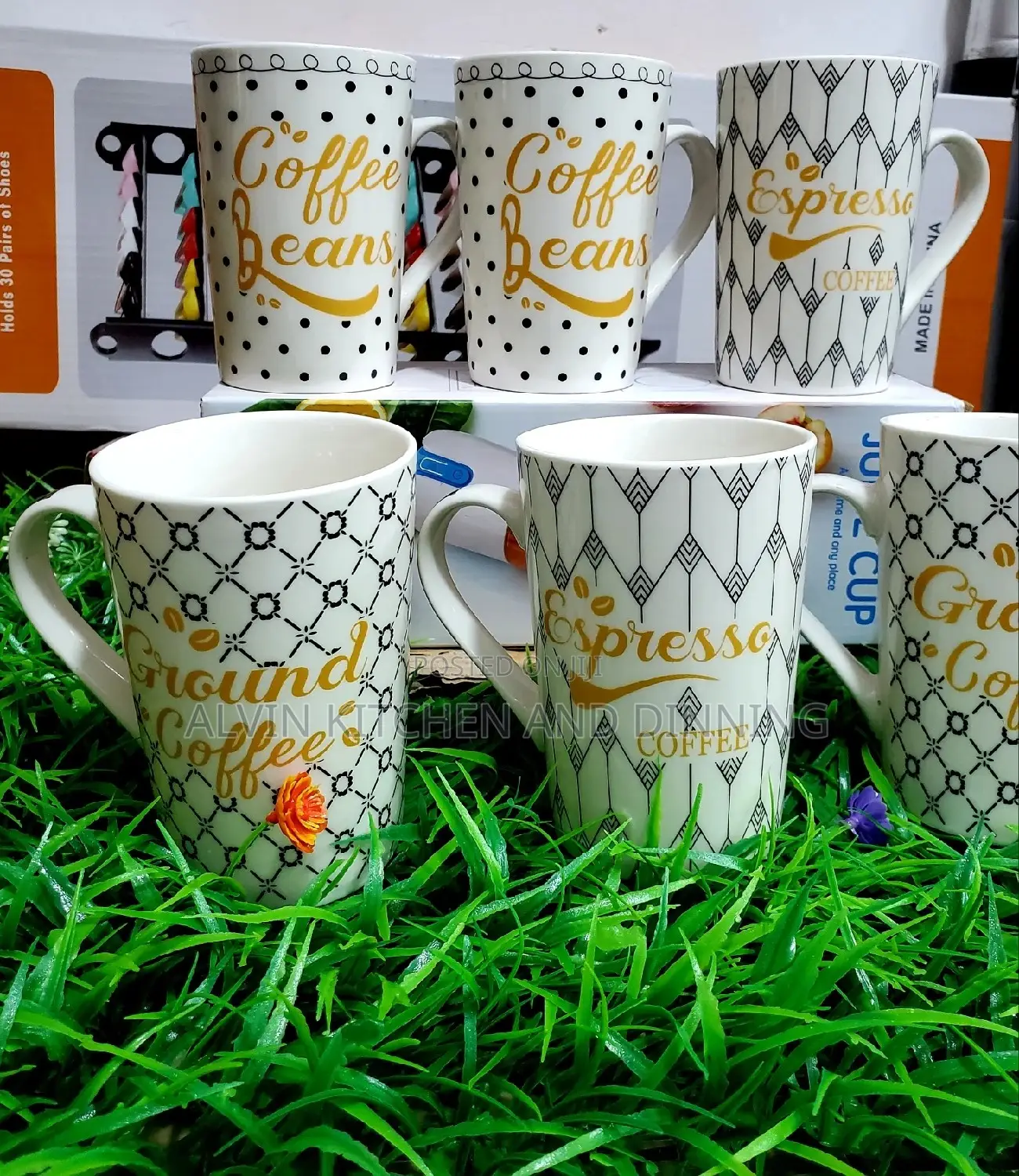 Ceramic Coffee Mug a Set of 6