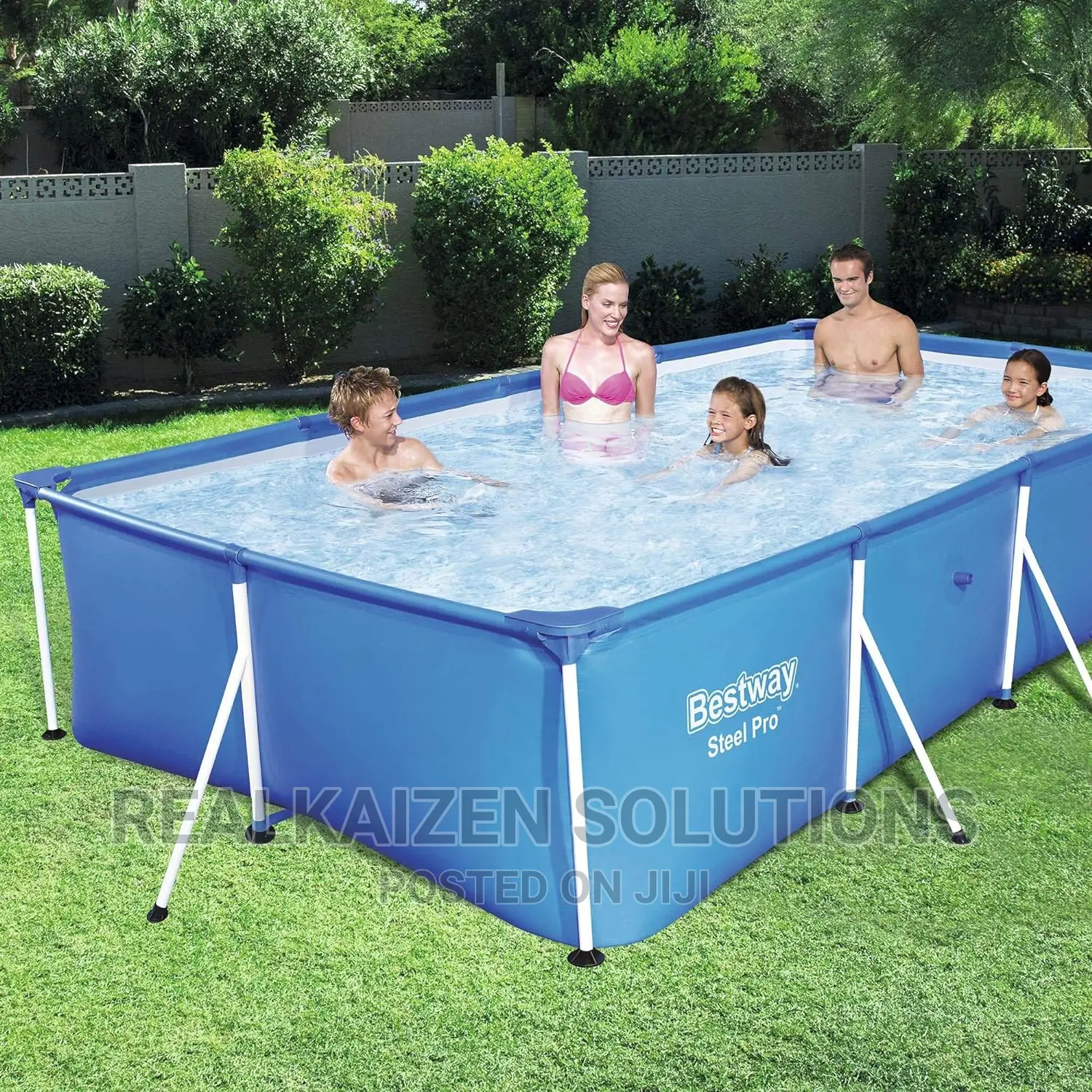 BESTWAY Power Steel Above Ground Swimming Pool 3mx2m