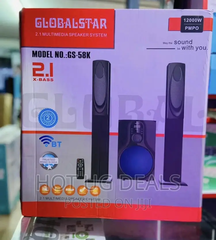 Globalstar Superbass Multimedia Home Theater GS- - Black