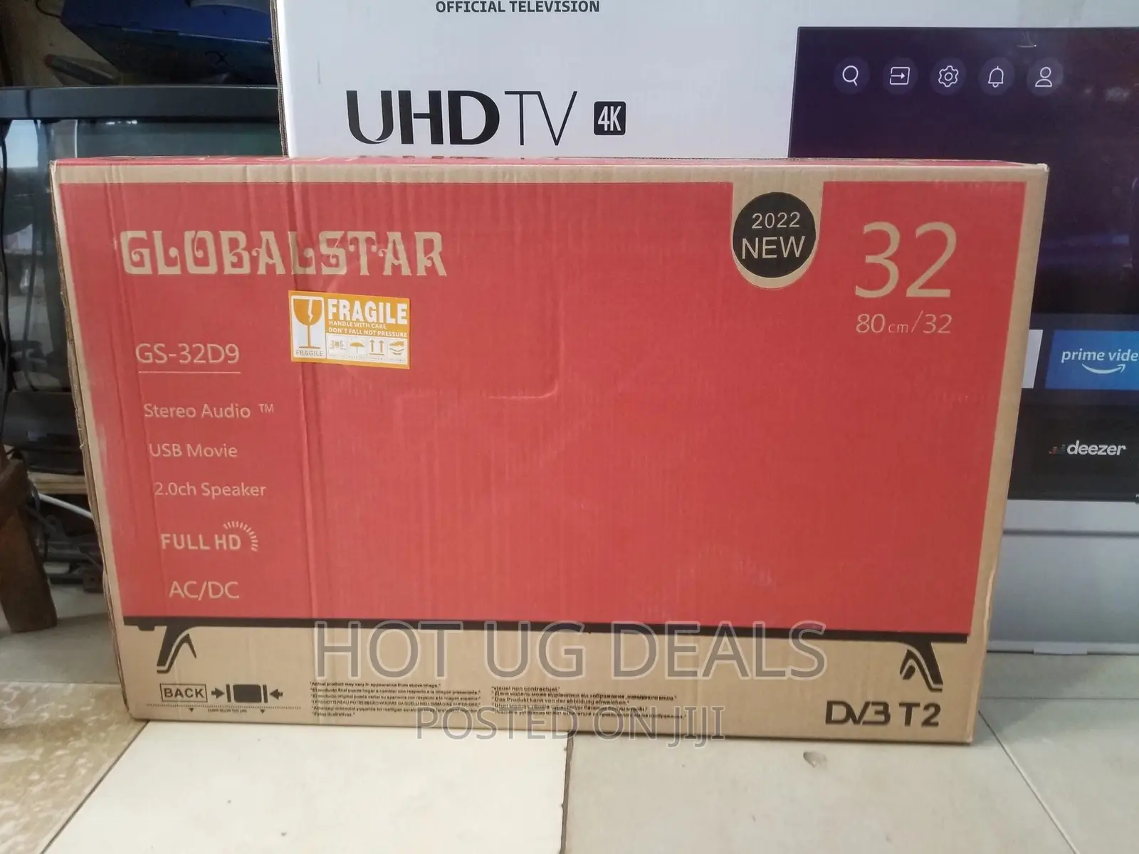 Global Star 32 Inch LED HD TV Built-in Free-to-Air - Black