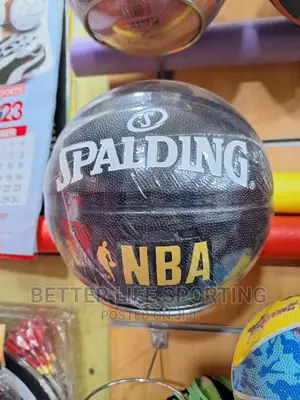 Photo - Spalding Basketball Black NBA