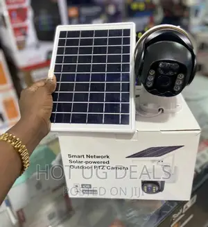 4G PTZ Solar Smart Security Camera With Battery- White