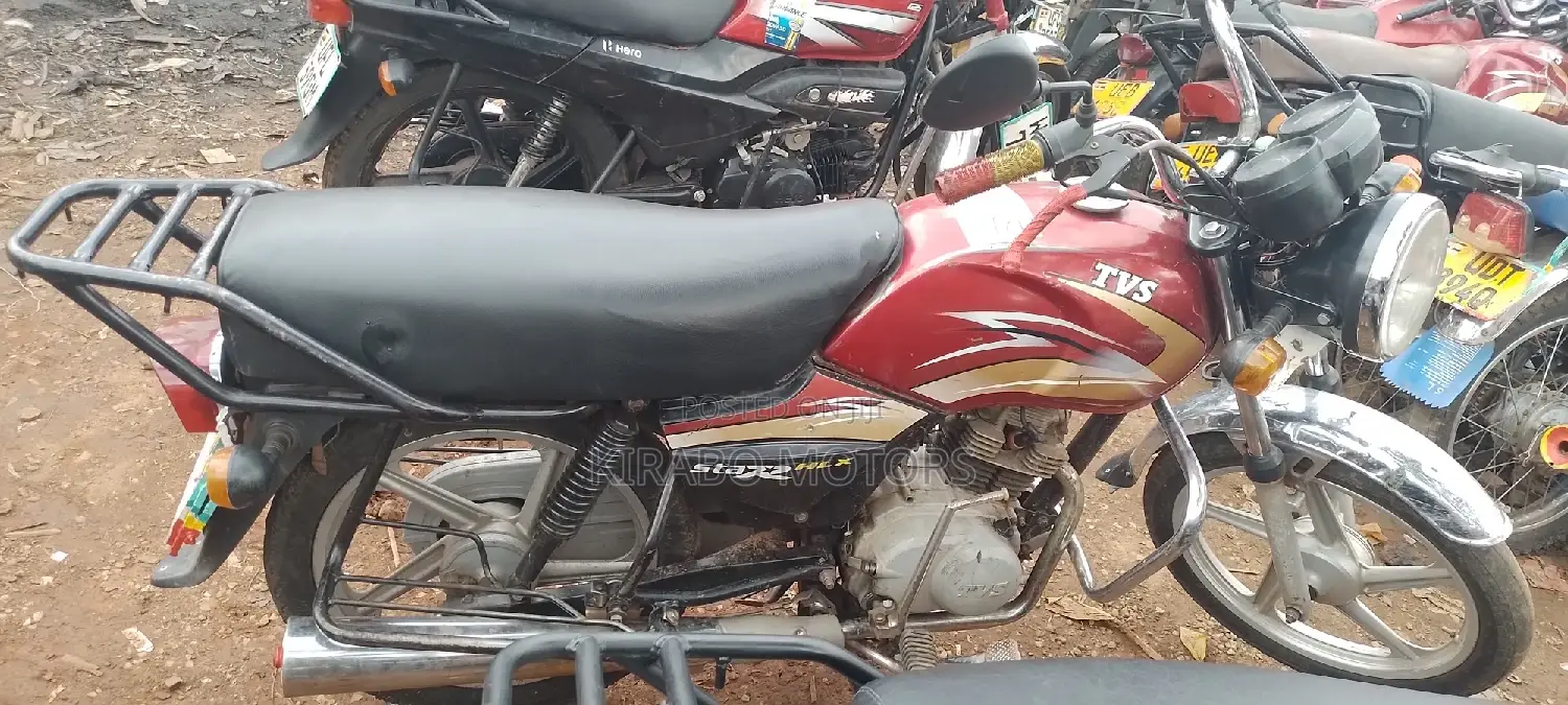 TVS XL 100 2018 Red