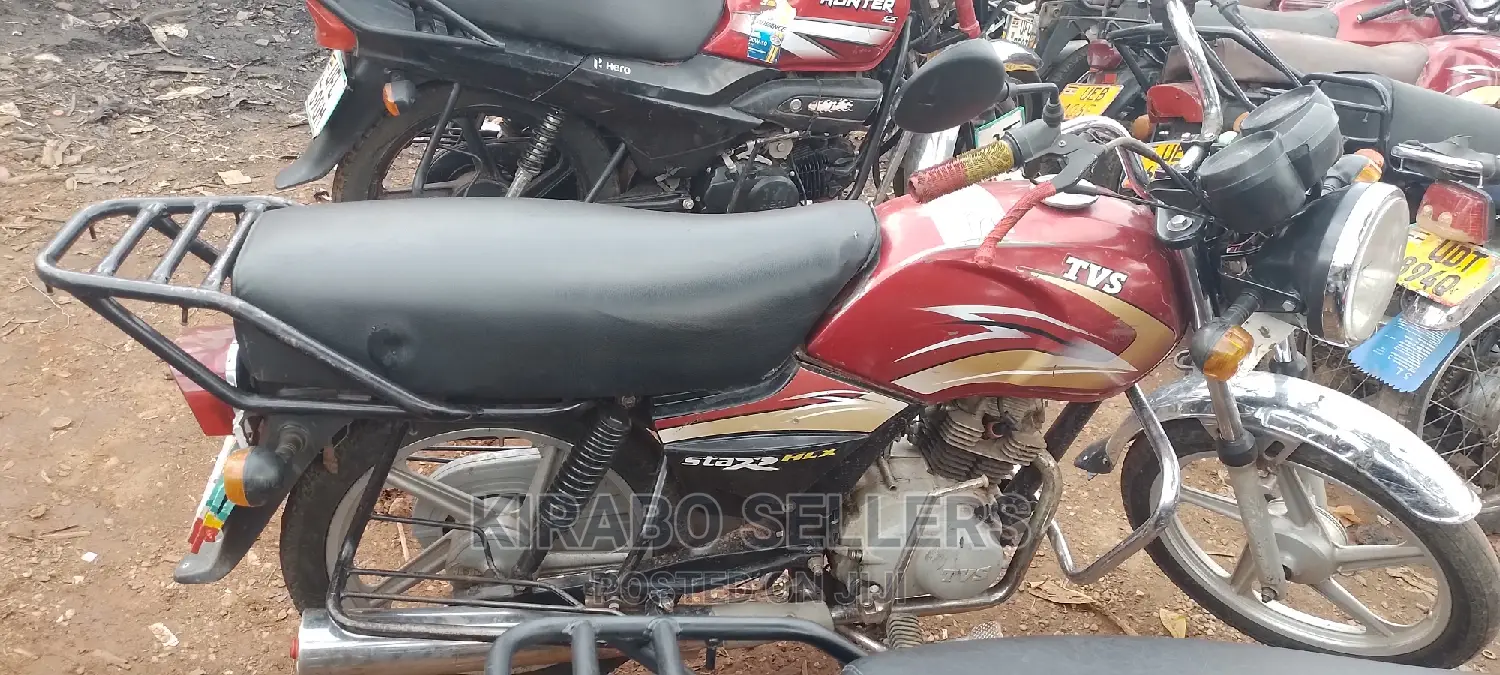 TVS XL 100 2018 Red