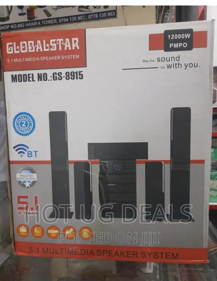 5.1 Global Star Home Theatre Gs-8915 Multispeaker System