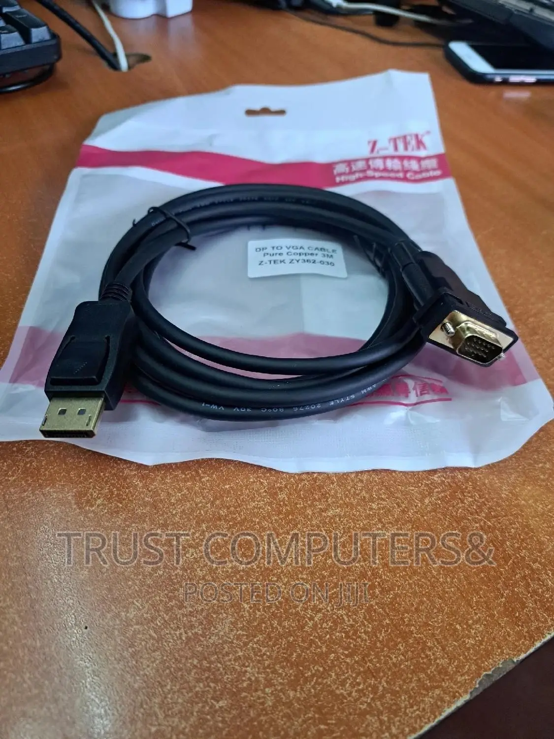 Display Port(D.P) to Vga Cable 3m Original
