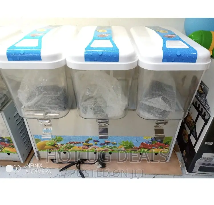 ADH 18 Liters 3 Tap Juice Dispenser-White