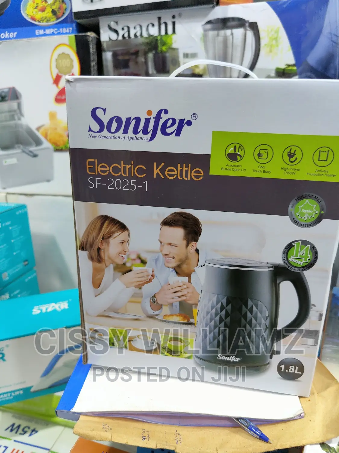 Sonifer 1.8l Electric Kettle/Water Kettle/Electric Kettle