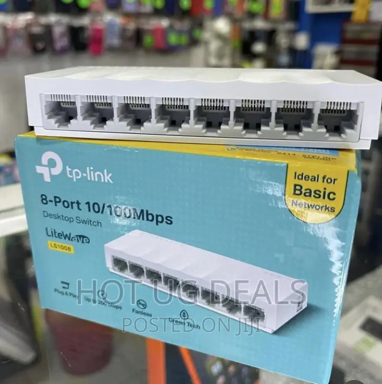 Tp-Link TL-SF1008 8-Port 10/100mbps Desktop Switch-White