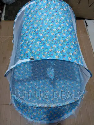 3 Pc Foldable Baby Infant Bed Mosquito Net, Mattress, Pillow