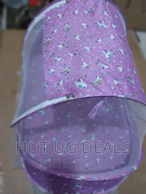 3 Pc Foldable Baby Infant Bed Mosquito Net, Mattress, Pillow