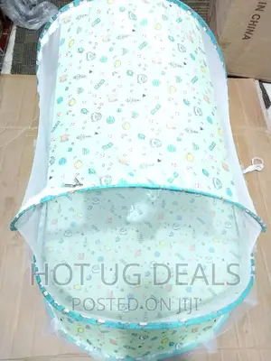 3 Pc Foldable Baby Infant Bed Mosquito Net, Mattress, Pillow