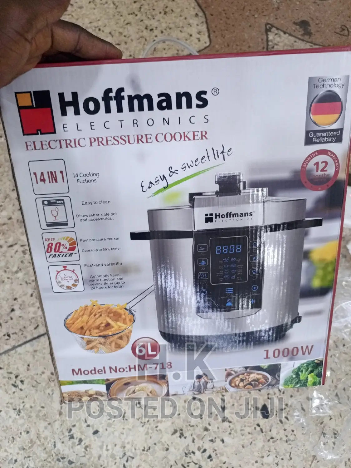 6L Hoffman 14in 1 Electric Pressure Cooker