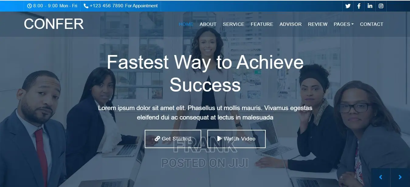 Website Building and Training