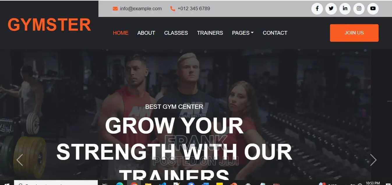 Website Building and Training