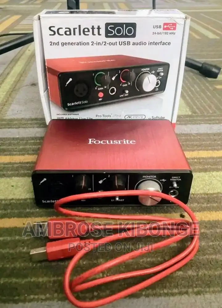 Top Quality SCARLETT Solo 2in/2-Out USB Gen2 Audio Interface