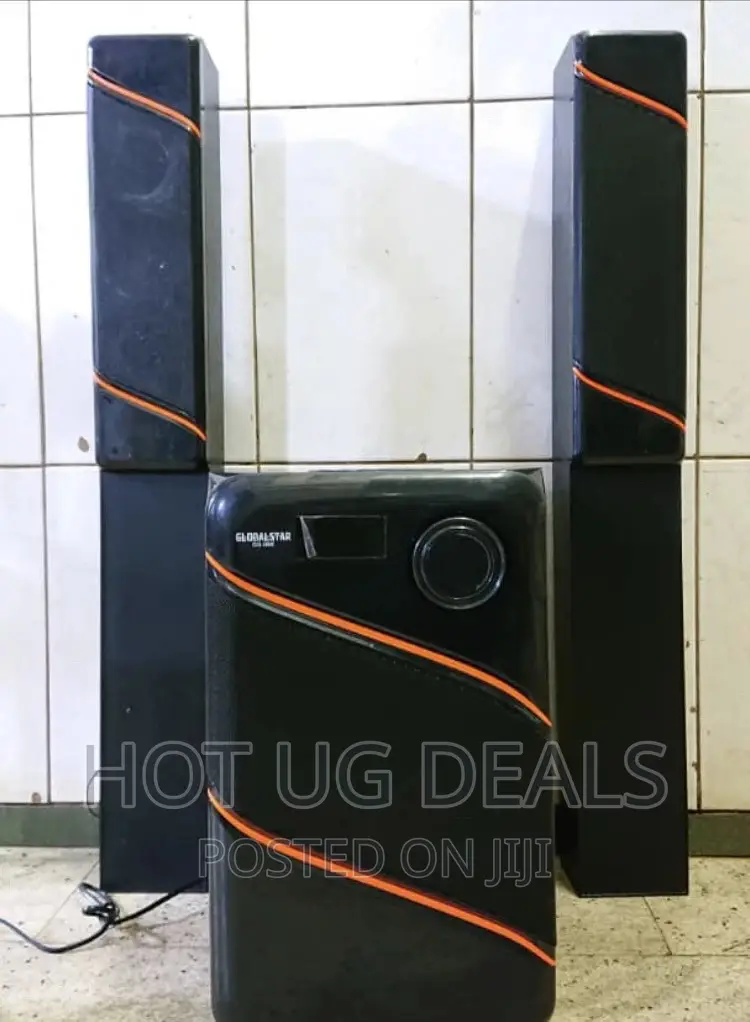 Globalstar Superbass Subwoofer Home Theater System- Black