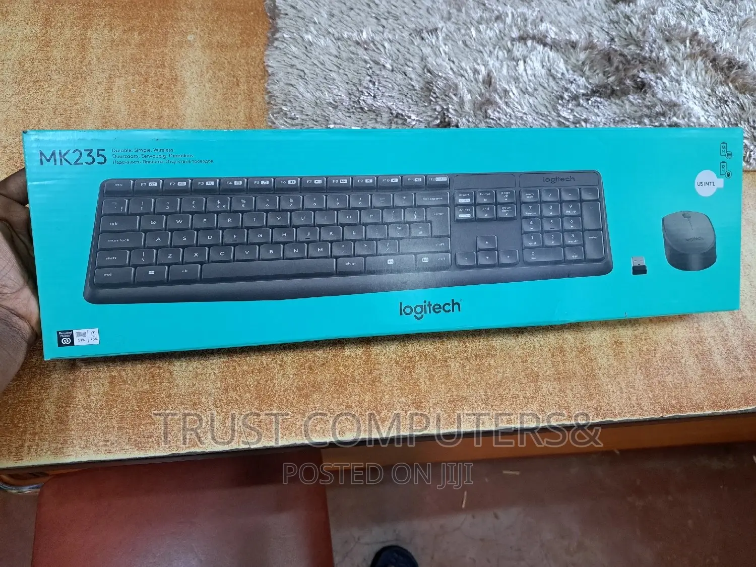 Logitech Mk235 Original Wireless Keyboard and Mouse Combo
