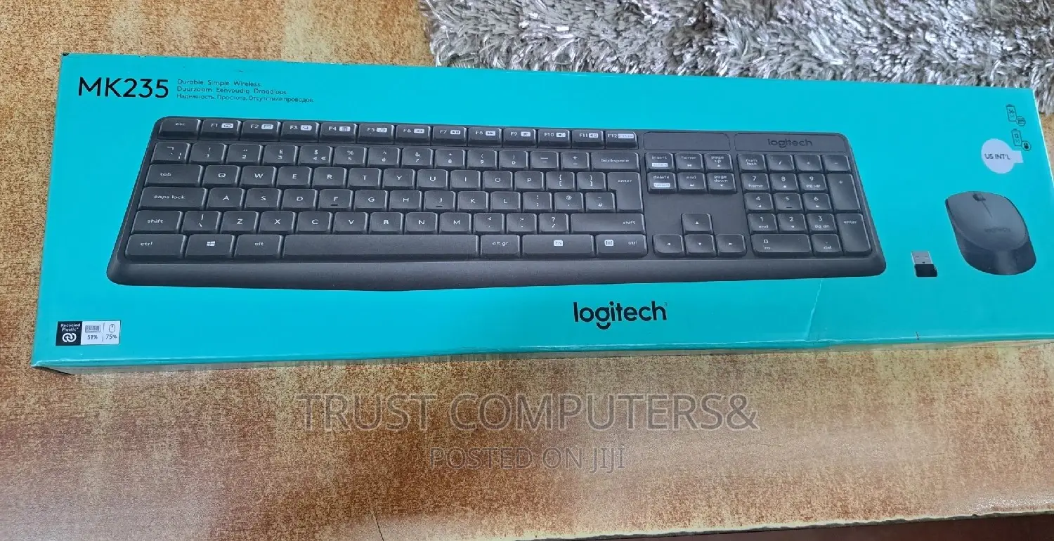Logitech Mk235 Original Wireless Keyboard and Mouse Combo