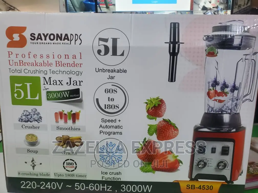 Sayona Commercial Blender,Unbreakable Blender
