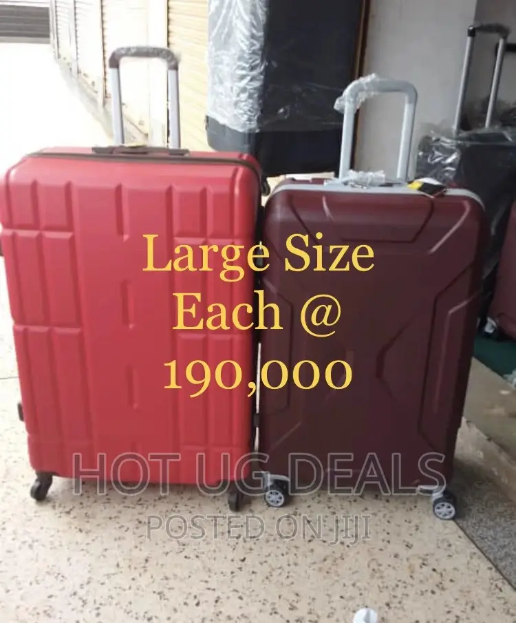 Large Size 4-wheel Spinner Travel Suitcase Bag - Multicolor