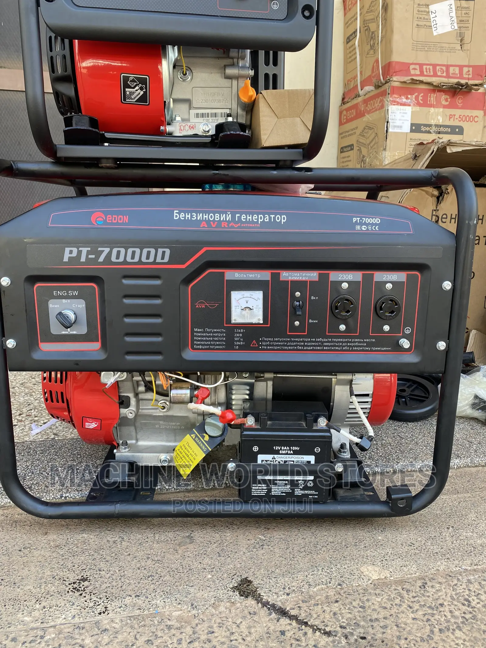 Generator 5.5kw(PT 7000)