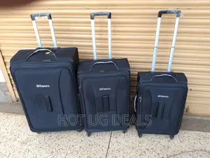 Fabric Cloth Travel Suitcases Fashion Bag- Black
