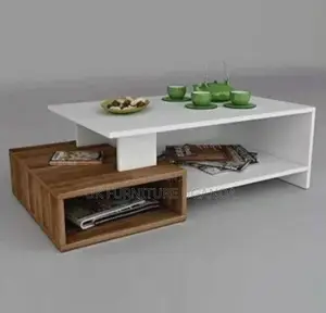 Center Table White and Brown