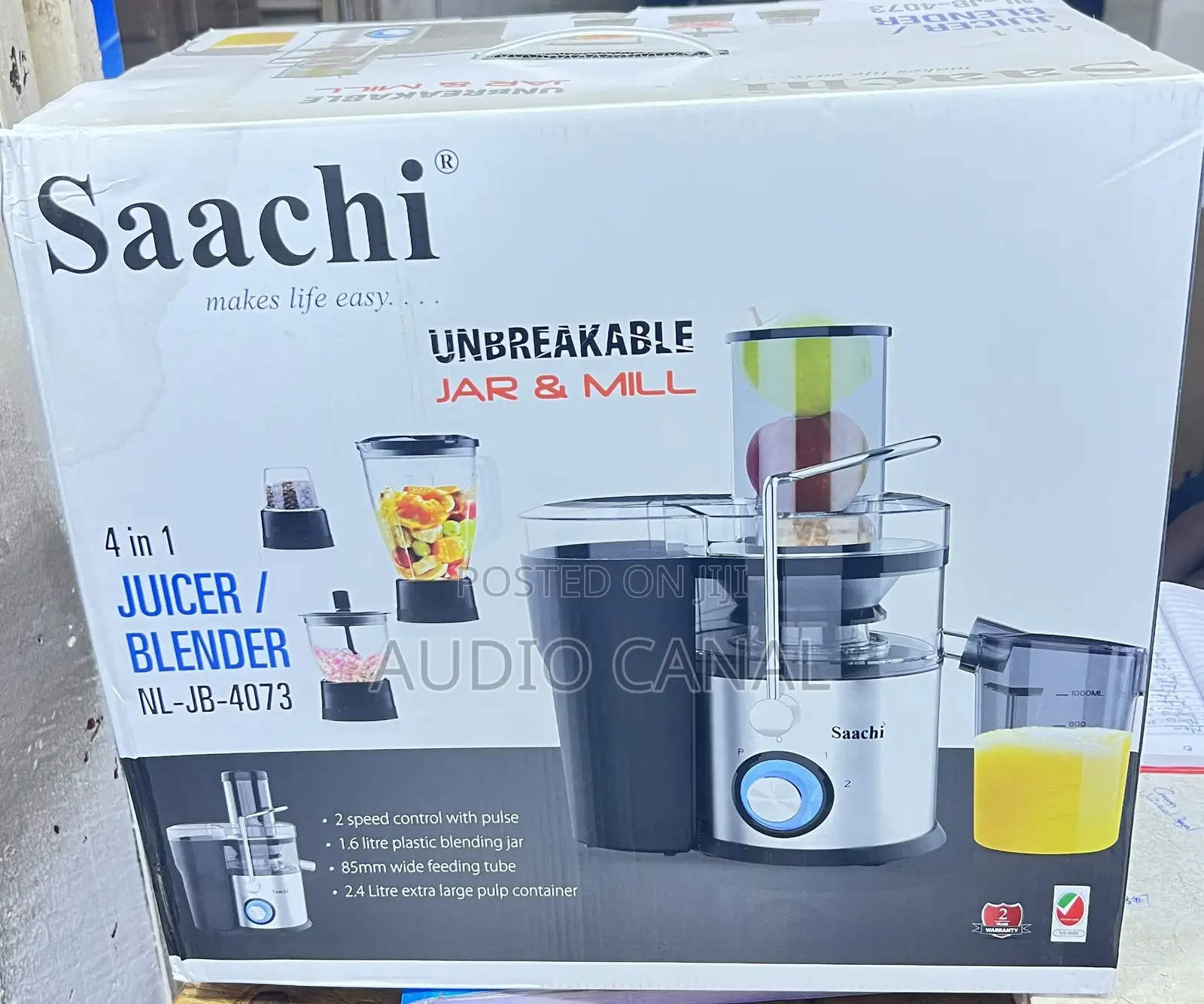 Sachi 4 in 1 Unbreakable Juicer / Blender
