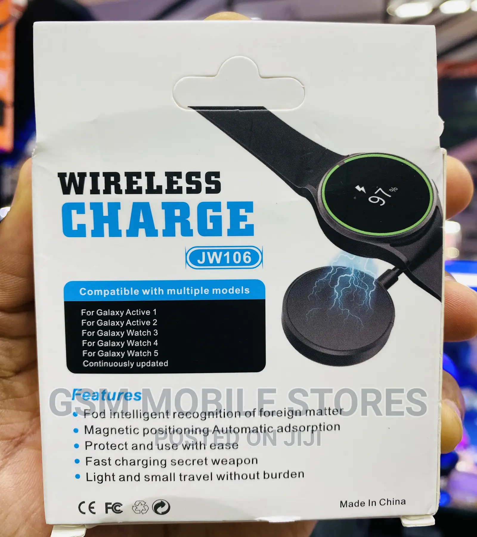 Galaxy Watch 6/5/4 Charger,2 Pack Watch Chargers Compatible