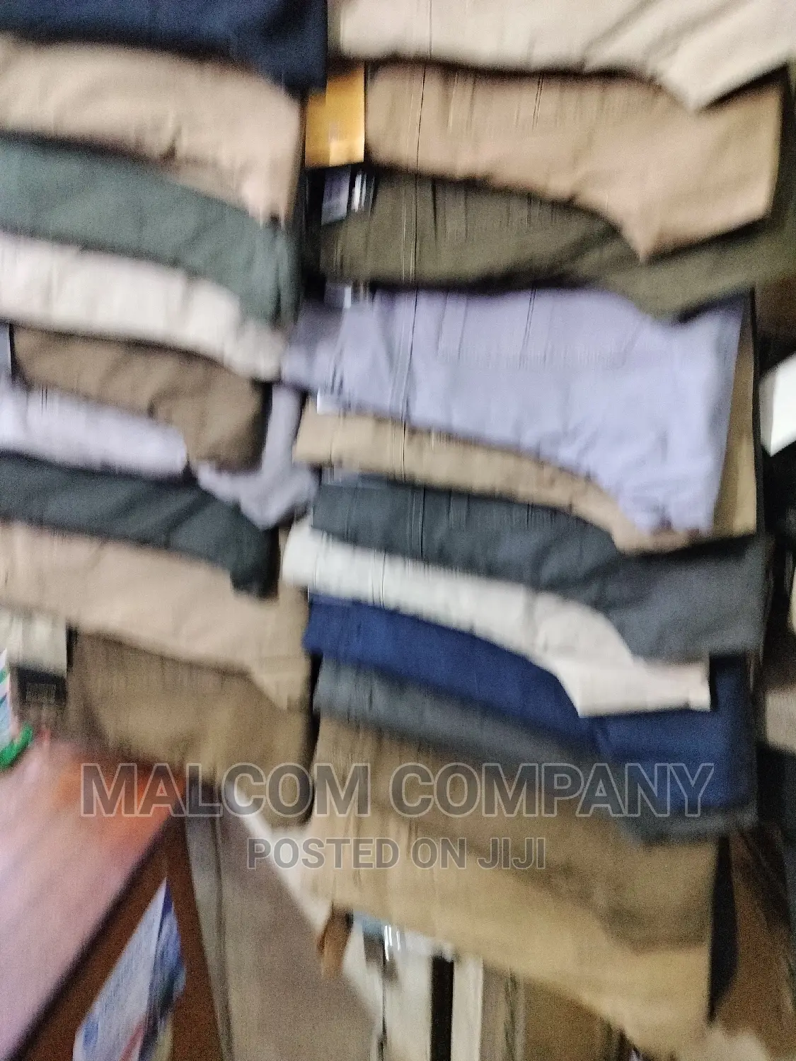 Kaki Men Pants