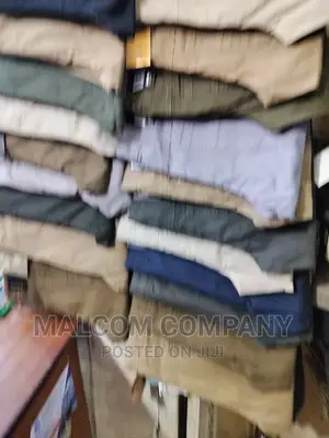 Kaki Men Pants