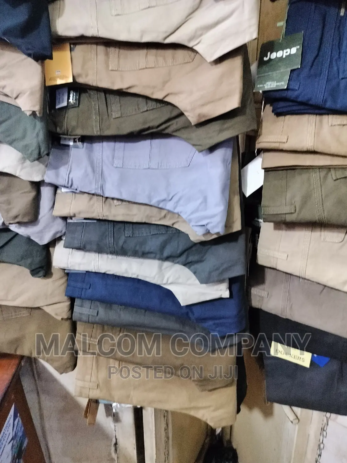 Men Kaki Trousers Wholesale