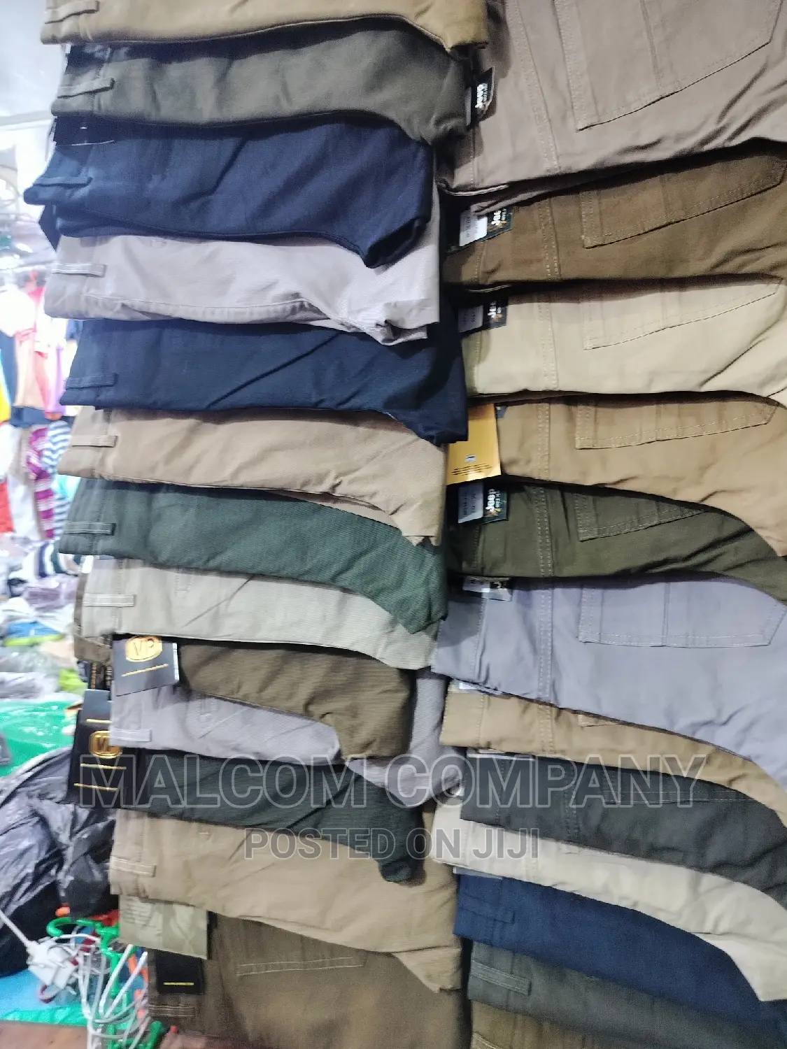 Men Kaki Trousers Wholesale