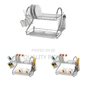 Kitchen 2 Layer Dish Rack Organizer