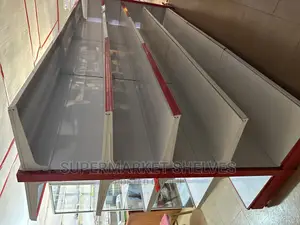 Supermarket Shelves Double and Single on Sale