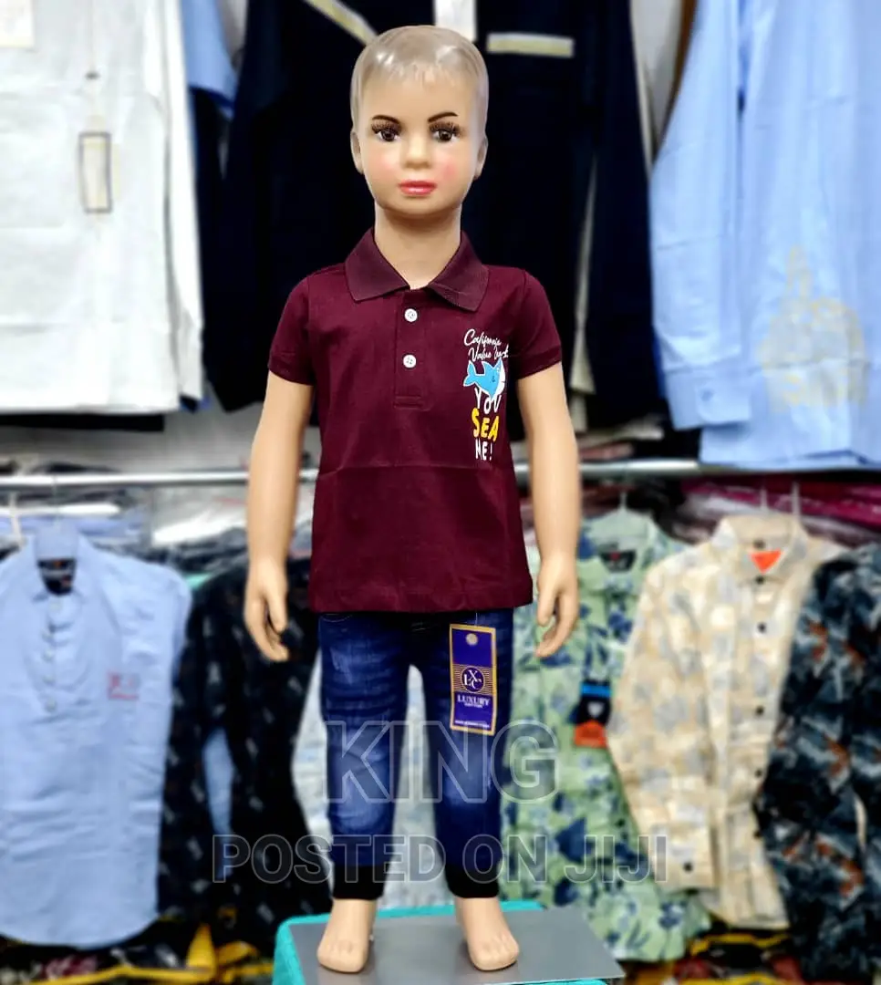 Kids Setwear. T-Shirt and Jeans
