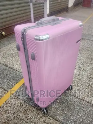 Classy Original Plastic Suitcase. Extra Large.( Pink)