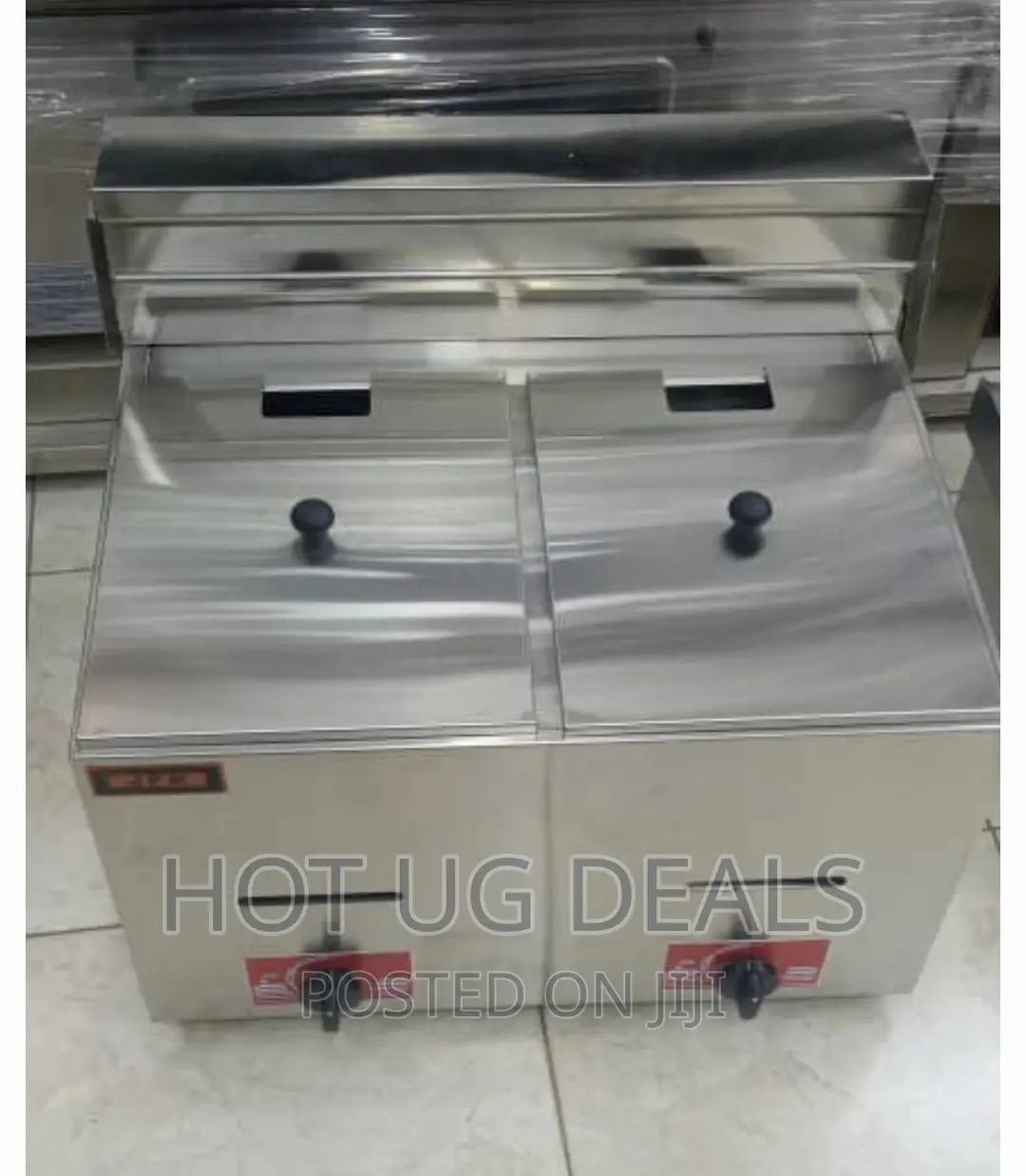 Cjk Gas Deep Fryer 12l - Silver