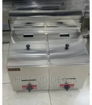 Cjk Gas Deep Fryer 12l - Silver