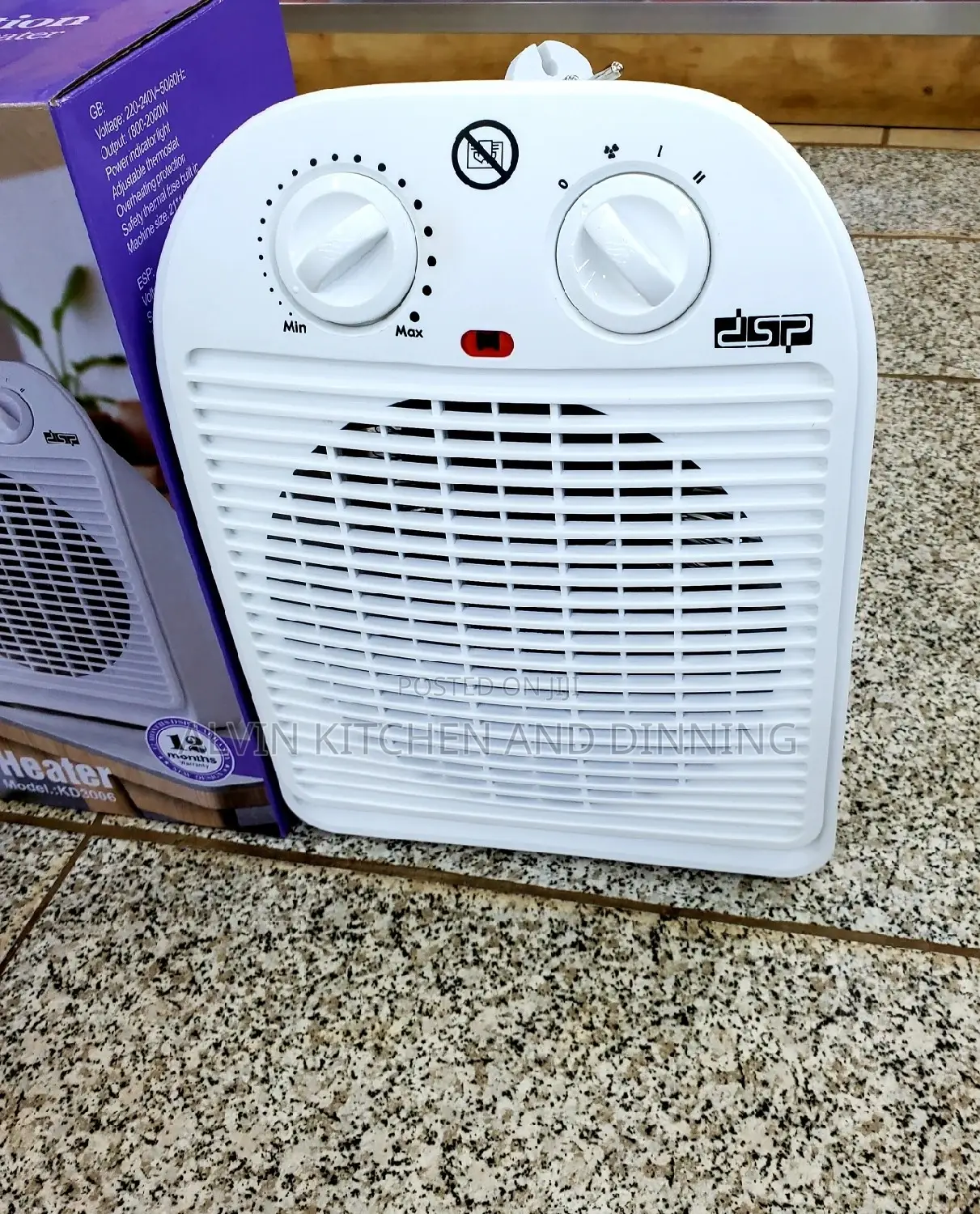 2 in 1 Electric Heater Fan