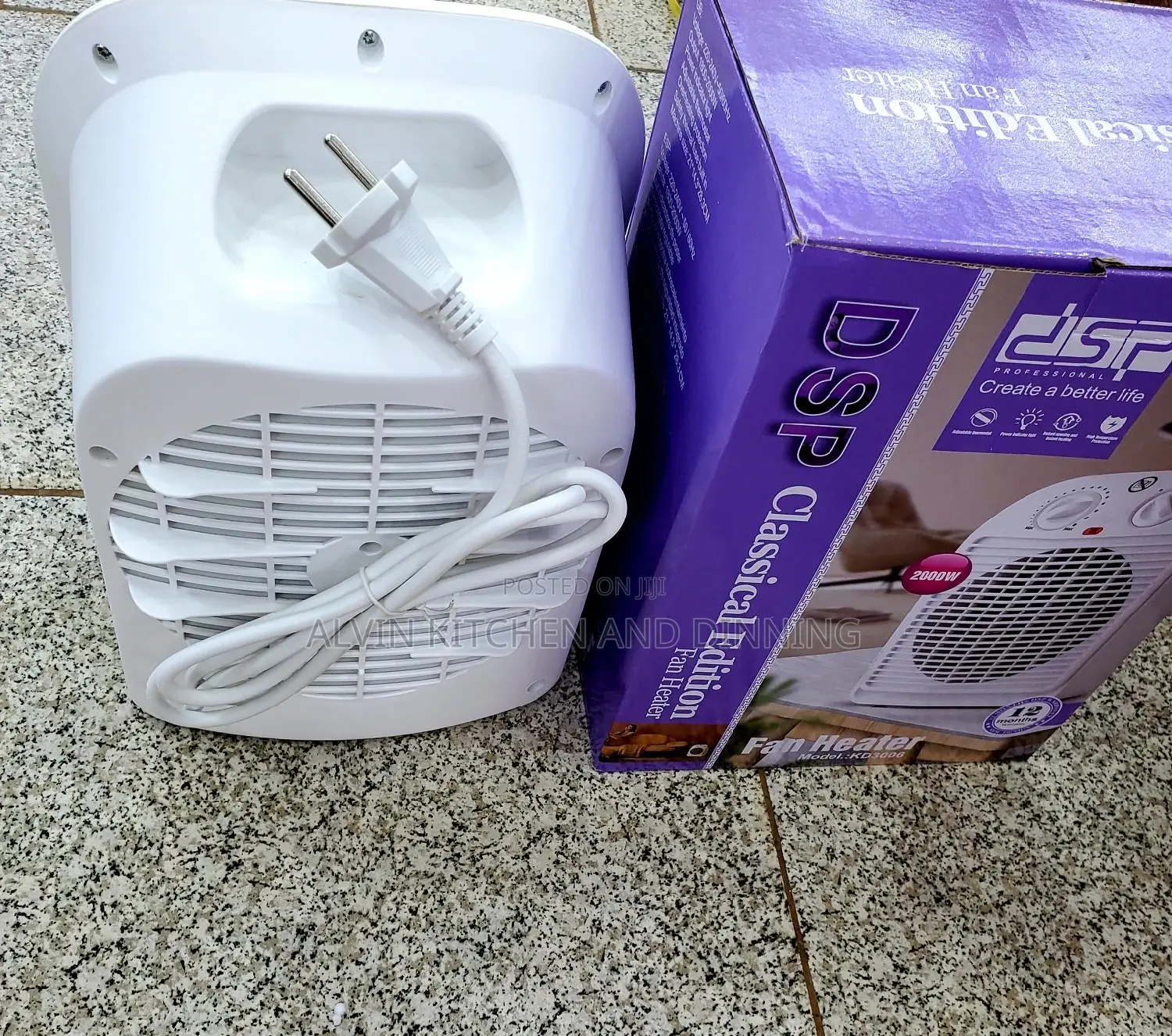 2 in 1 Electric Heater Fan