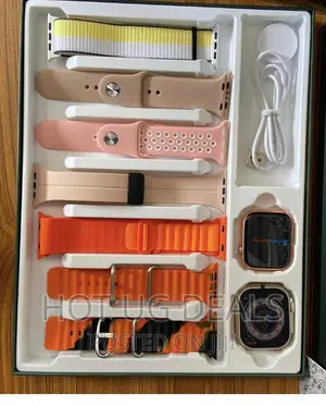 Photo - Atouch WT8 Ultra Max Smart Watch (7 Straps) - Orange