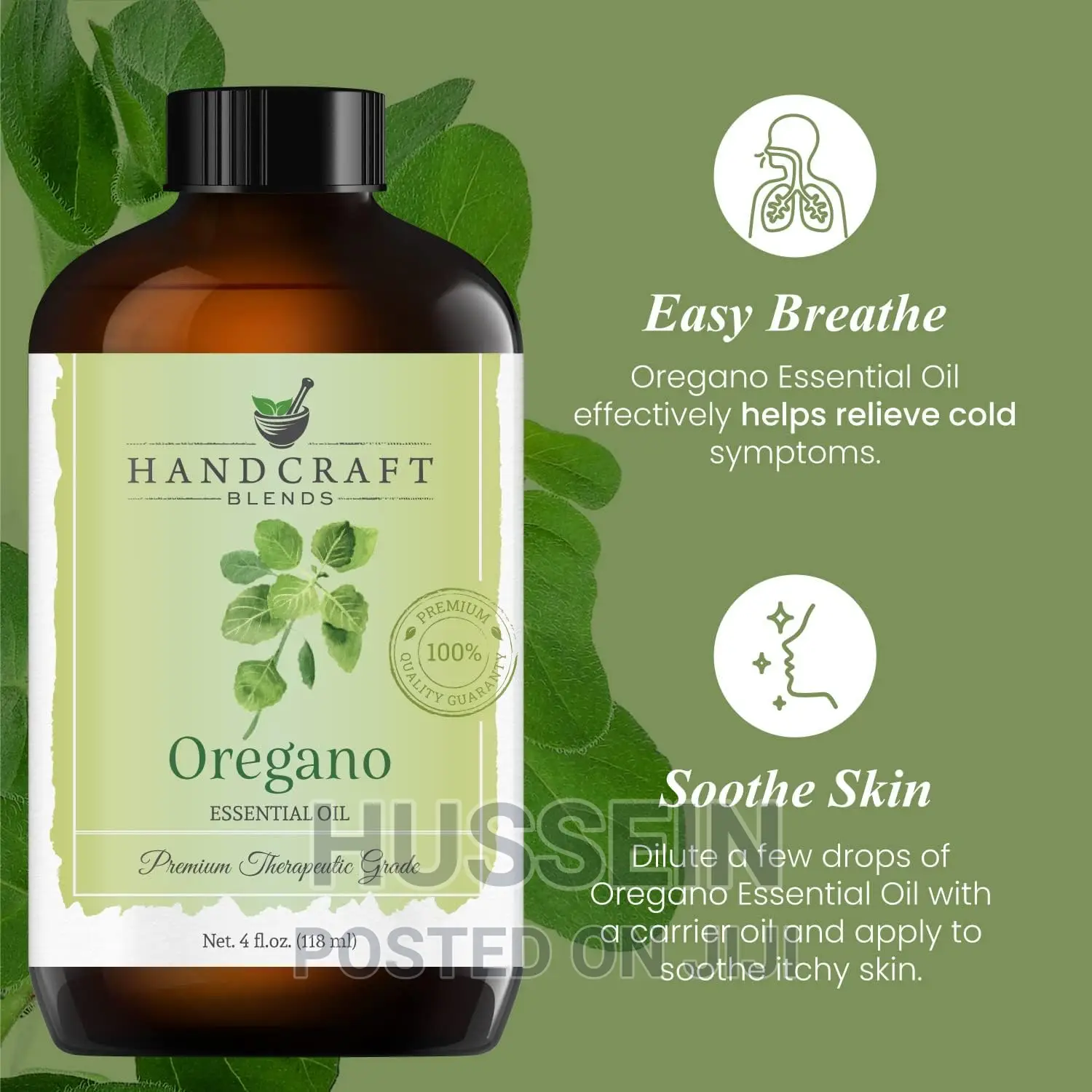 Handcraft Oregano Essential Oil - 100% Pure and Natural - Pr