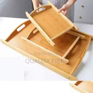 Wooden Tray Set