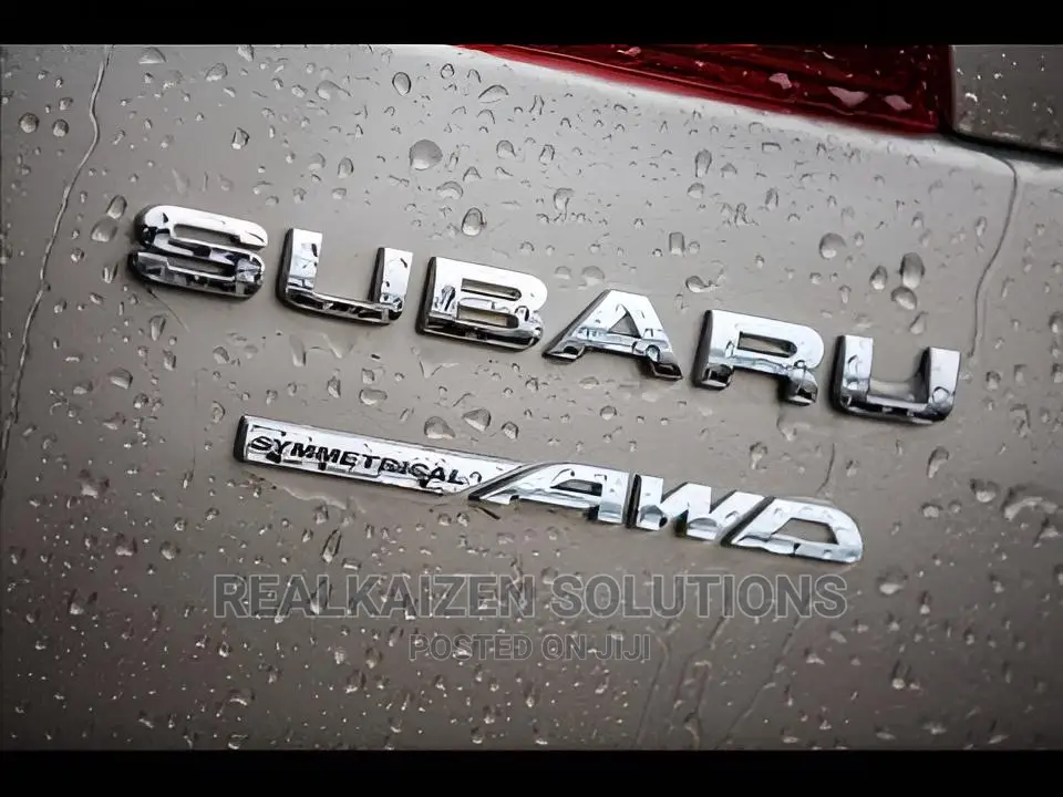 3D SYMMETRICAL AWD Car | Subaru Tailgate Chrome Decal Logo