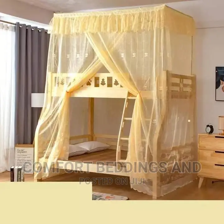 Metallic Frame Decker Mosquito Net Cream