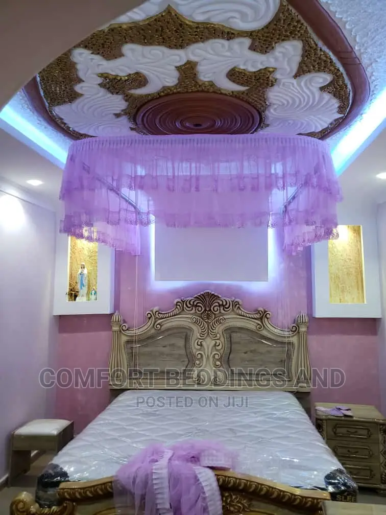 Original Luxury Wall Mount Mosquito Net Purple